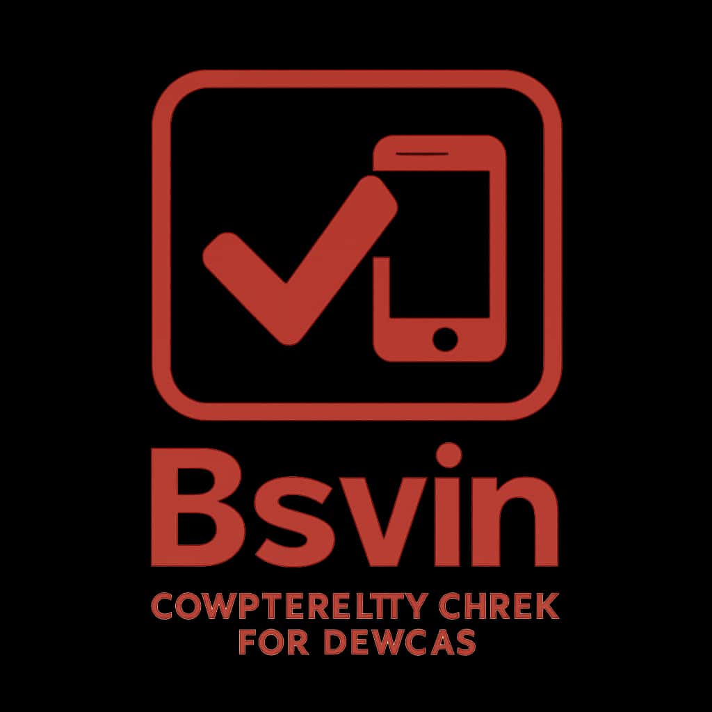 Minimal icon for Bsvin Compatibility Check for Devices.