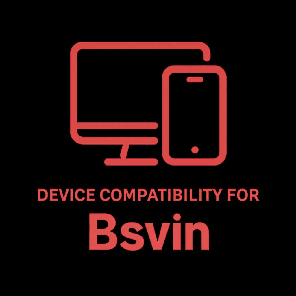 Icon representing device compatibility for Bsvin