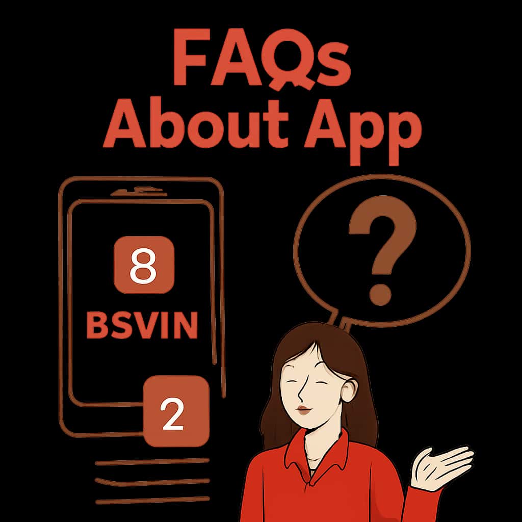 An educational diagram related to Bsvin App FAQs.