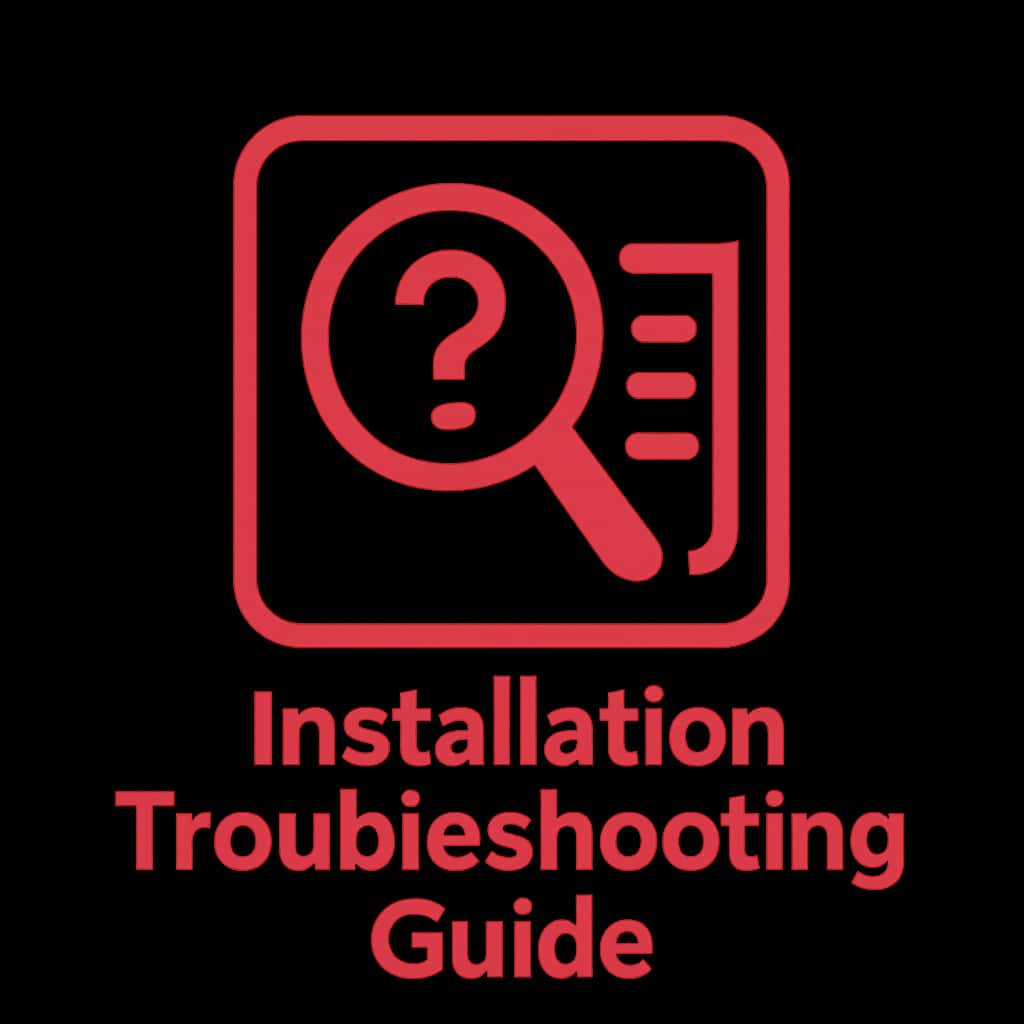 A badge representing assistance for the Bsvin Installation Troubleshooting Guide.