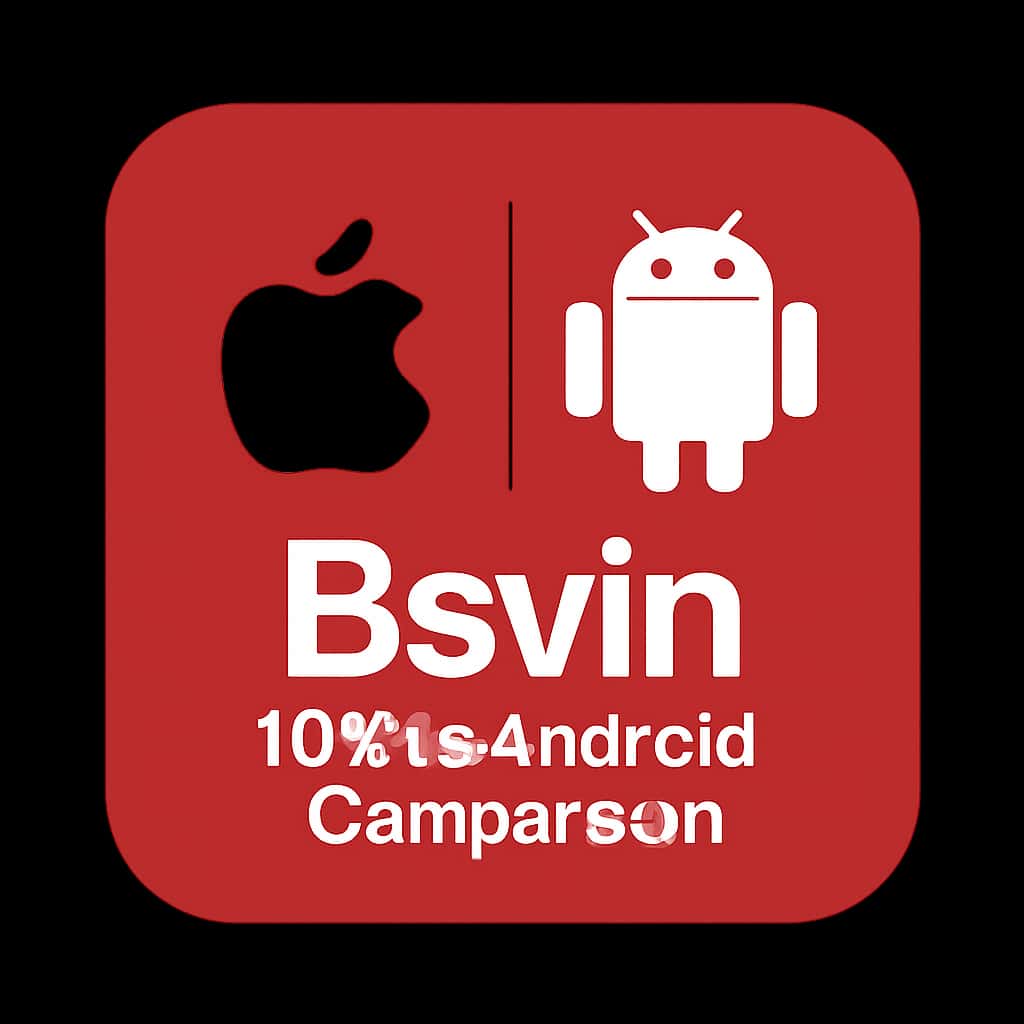 Badge representing Bsvin: iOS vs Android Comparison.