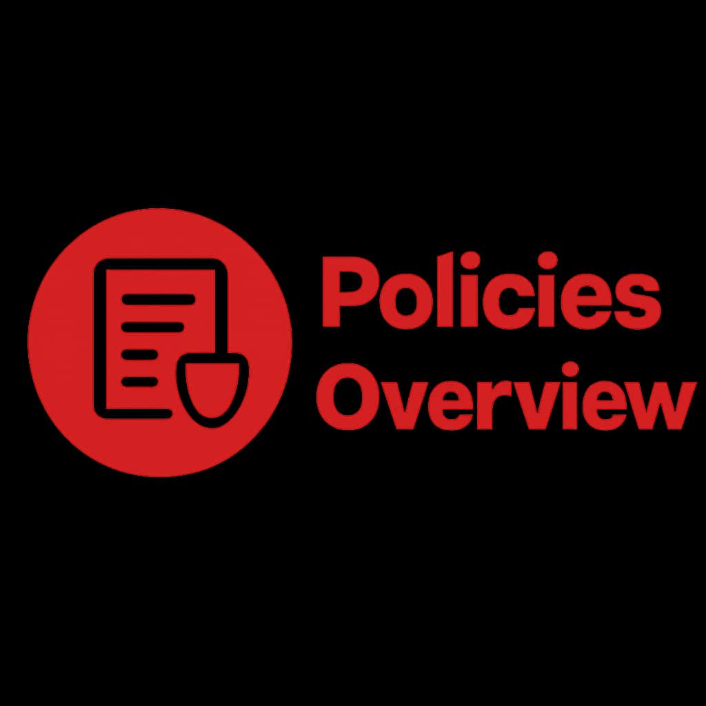 A badge symbolizing Bsvin Policies Overview.