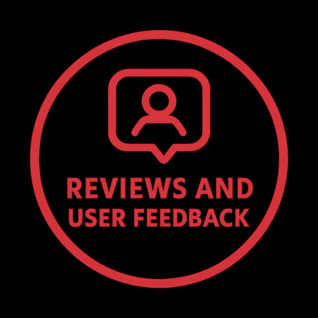 An icon showcasing Bsvin user reviews and feedback.