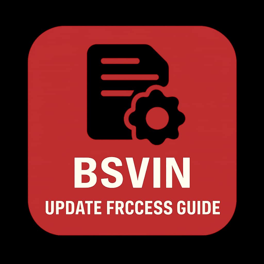 An icon representing the Bsvin Update Process Guide.