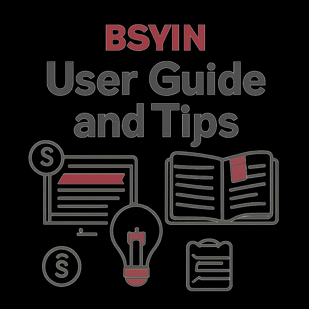 Illustration related to Bsvin User Guide and Tips.