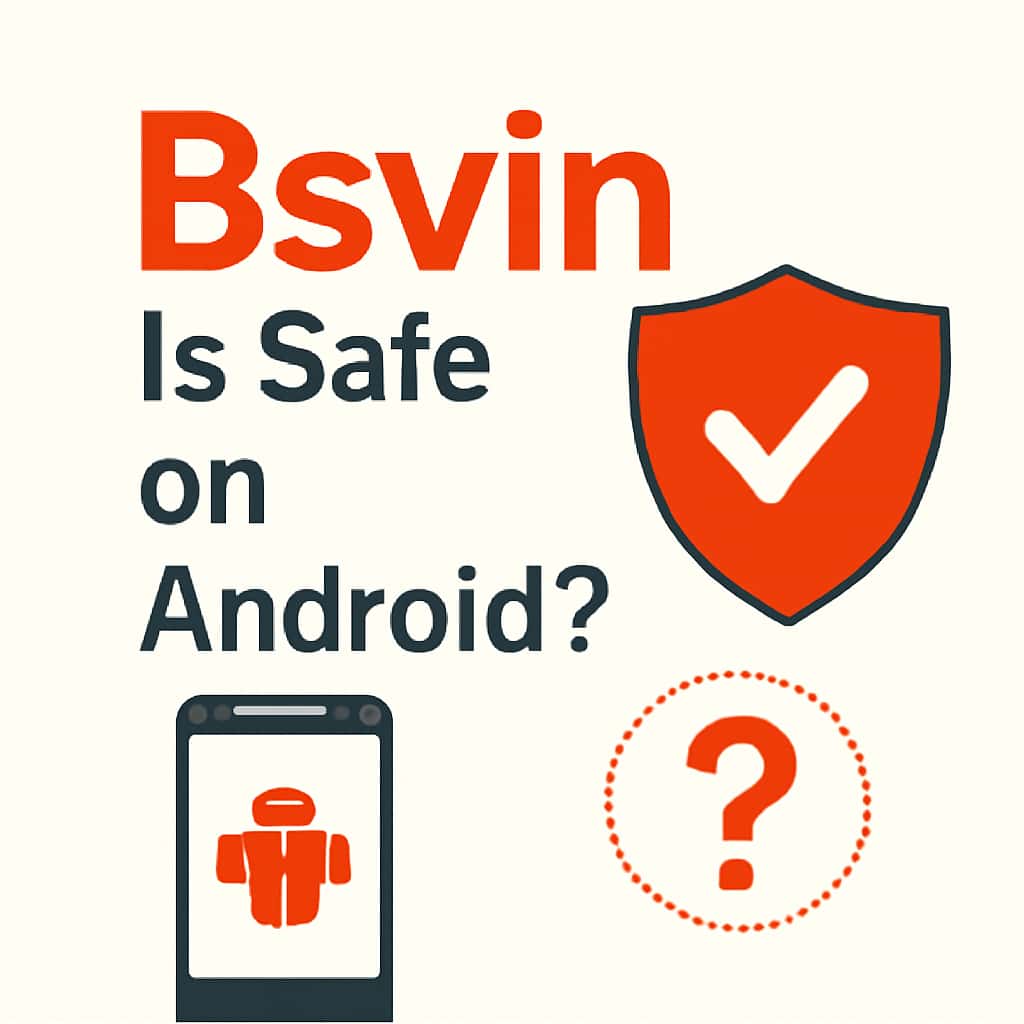 Diagram illustrating safety considerations for the Bsvin app on Android.